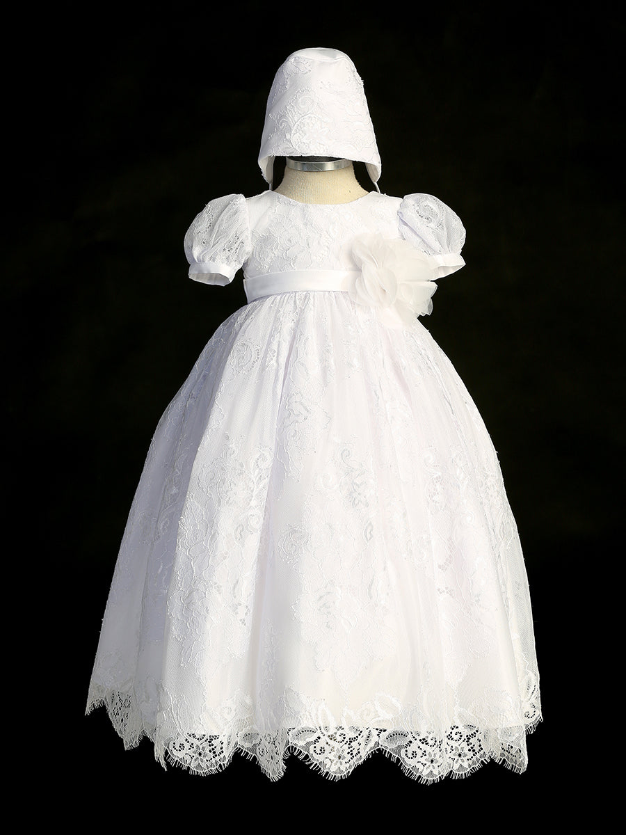TK2401 Christening Gown, available in white and ivory (624m) Leanaí