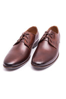 B1 Dark Brown Leather Boys Formal Shoes (sizes 30-44)
