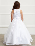 TK1197 White Communion Dress (7-18 yrs)