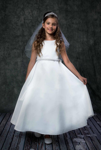 KD386 White Communion Dress (4-16 years)