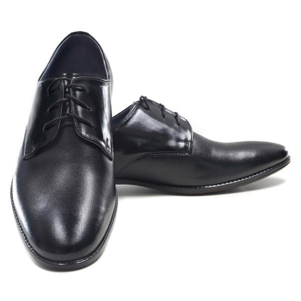 B7 Black Leather Boys Formal Shoes (sizes 30-38)