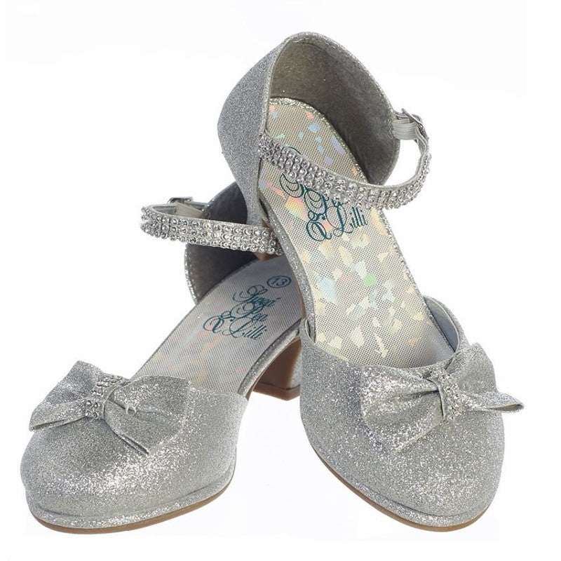 youth silver dress shoes GB: Girls' Dress Shoes