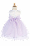 SALE BL244 White/Lilac Dress (6-12 months only)