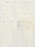 SALE BL306 Ivory Lace & Tulle Dress with Rhinestones & Pearls (5y, 8y & 20X)
