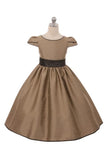 SALE KD406 Taupe Dress (6 years only)