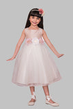 KD428 Vintage Rose Poly Silk & Tulle Dress (2-12 years)
