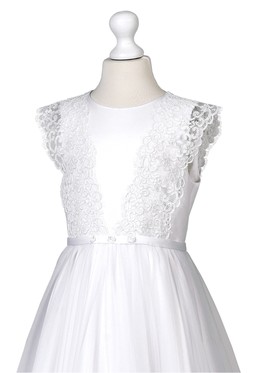 LAURA-051 White Communion Dress – Leanaí Athlone