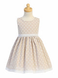 M760 Cotton Chambray Polka Dot Dress (6 months to 7 years)