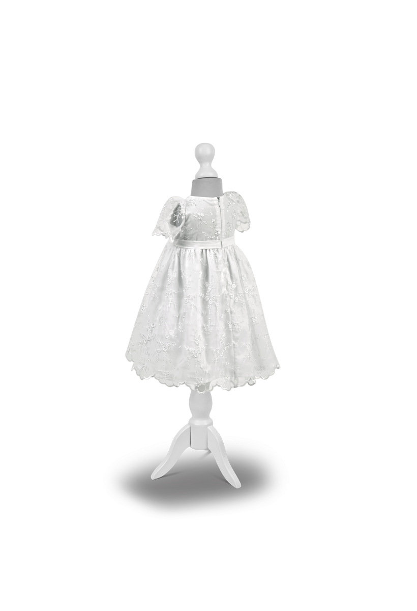 JASMINA White Baby Dress (018m) Leanaí Athlone