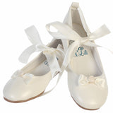 SALE ROSE Ivory Ballerina Pumps (sizes 6 Infant to 1 Junior)