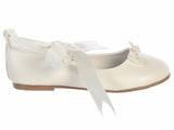 SALE ROSE Ivory Ballerina Pumps (sizes 6 Infant to 1 Junior)