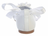 SALE ROSE White Ballerina Pumps (sizes 8,9,12 only)