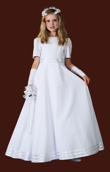 KRS115 White Communion Dress