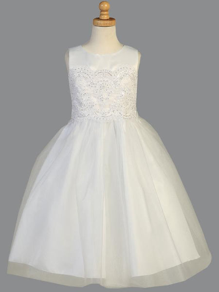 SALE SP144 White Communion Dress (6 YEARS ONLY)