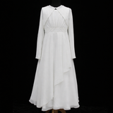 D30309 White Communion Dress with Bolero