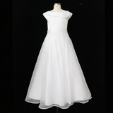 D30737 White Communion Dress