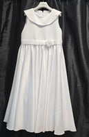 SALE ANNA-094 White Communion Dress (plus size only)