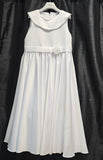 SALE ANNA-094 White Communion Dress (plus size only)