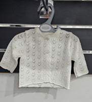 SALE BW10-583 Baby Ivory Knitted Cardigan (Newborn - 9 months)