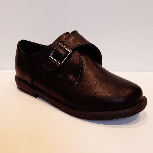 SALE LIAM Black Shoes with a Buckle (sizes 28-35)