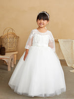 TK5830 Ivory Dress (2-18 yrs)