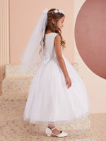 TK5857 White Dress (2-18 yrs)