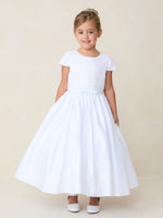 TK5874 White Dress (2-16 yrs)