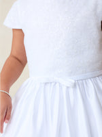 TK5874 White Dress (2-16 yrs)