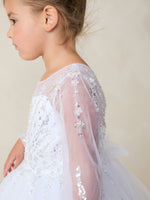 TK5877 White Dress (2-14 yrs)
