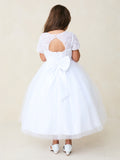 TK5883 White Dress (2-18 yrs)