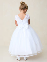 TK5885 White Dress (2-16 yrs)