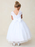 TK5885 White Dress (2-16 yrs)