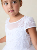 TK5885 White Dress (2-16 yrs)