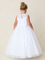 TK5887 White Dress (2-18 yrs)