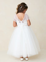 TK5890 White Dress (2-16 yrs)