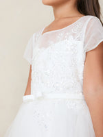 TK5890 White Dress (2-16 yrs)