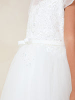 TK5890 White Dress (2-16 yrs)