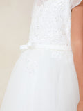 TK5890 White Dress (2-16 yrs)