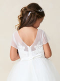 TK5890 White Dress (2-16 yrs)