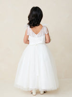 TK5891 White Dress (2-12 yrs)