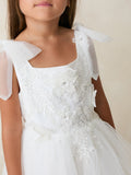 TK5891 White Dress (2-12 yrs)