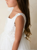 TK5891 White Dress (2-12 yrs)