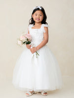 TK5891 White Dress (2-12 yrs)