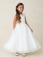 TK5892 White Dress (2-16 yrs)