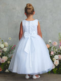 TK5897 White Dress (2-18 yrs)