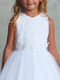 TK5899 White Dress (2-18 yrs)
