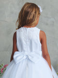 TK5899 White Dress (2-18 yrs)