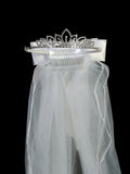 TK702T Tiara with Veil
