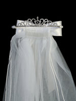 TK703T Tiara with Veil