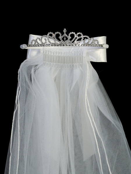 TK703T Tiara with Veil